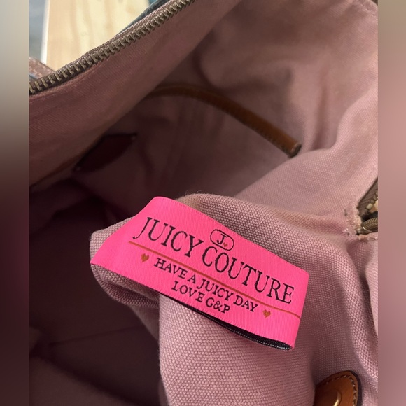 Juicy Couture Y2K Equestrian Large Leather Bowler Handbag - Picture 17 of 17